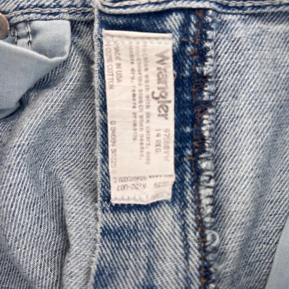Vintage Wrangler High-Rise Jeans – Made in USA – Size 14 REG (Fits Modern 8–10) - Picture 5 of 7